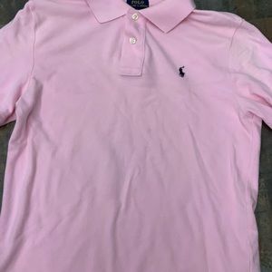 Boys Ralph Lauren Pink Short sleeve Polo Shirt